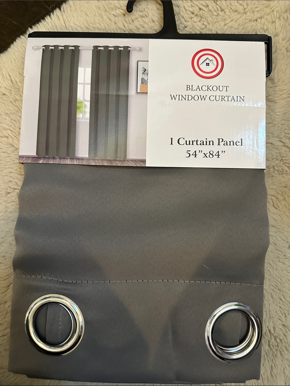 blackout curtains set of 2 gray